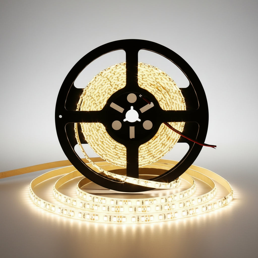5M warm white LED flexible strip light 2835-120P