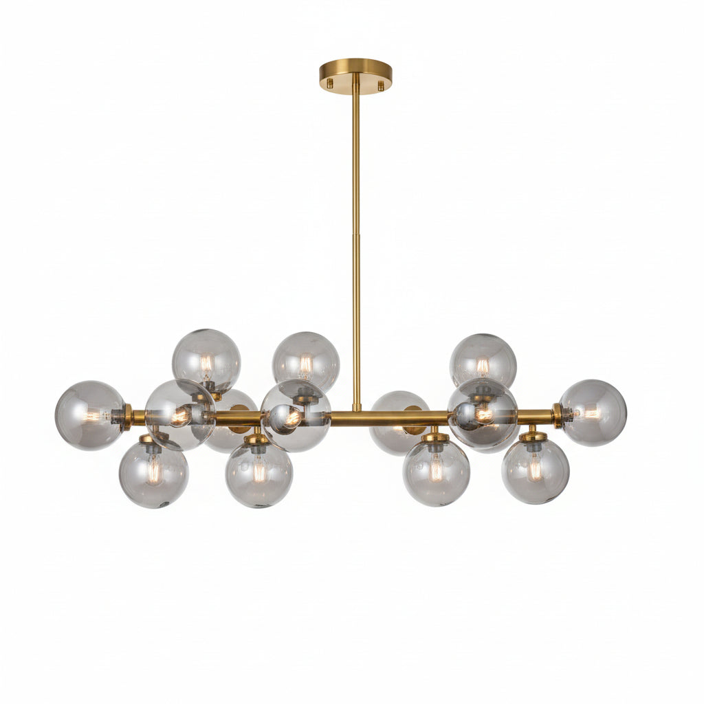 8-head glass magic bean chandelier for dining room