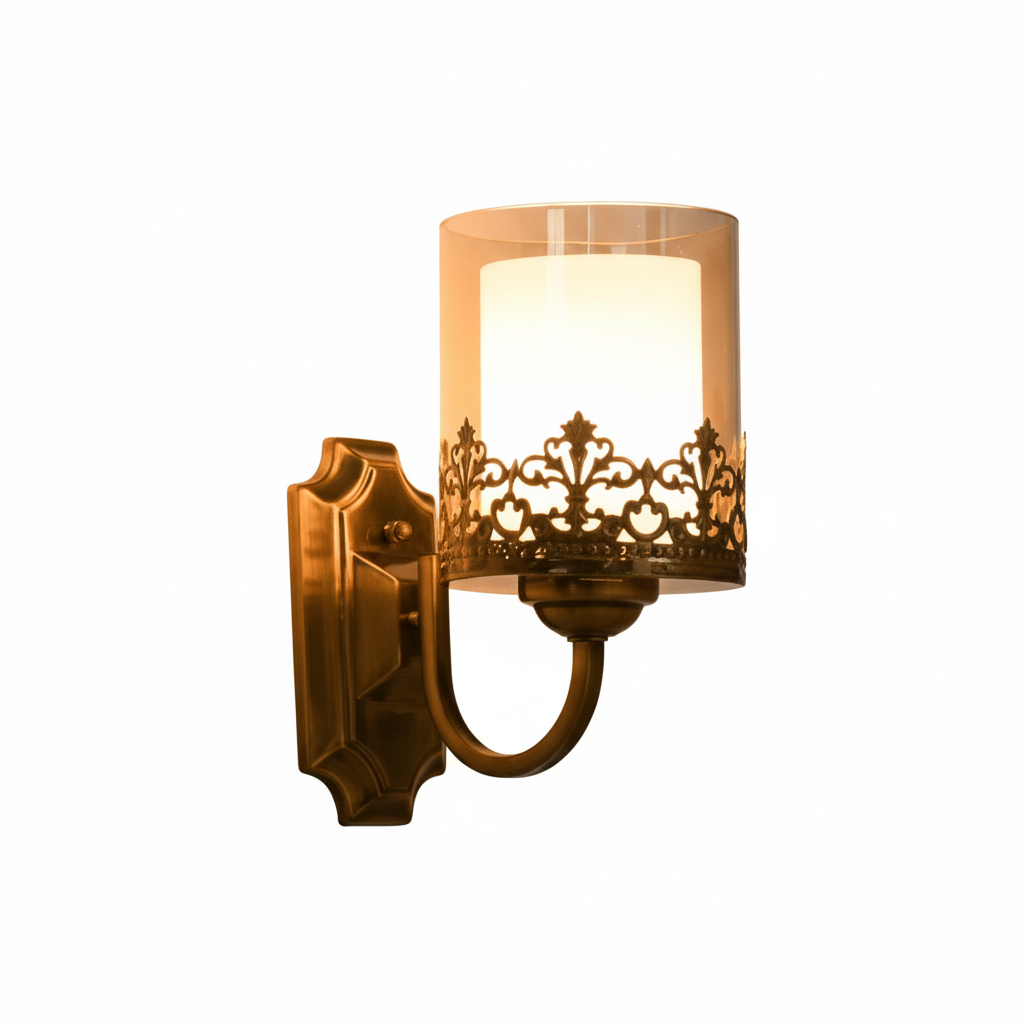 ELIANTE Saye Iron Wall Light glass wall lamp