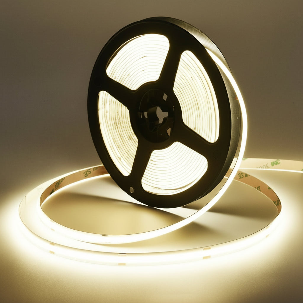 SIRYYUI 12V COB LED Strip 5M natural white 4000K