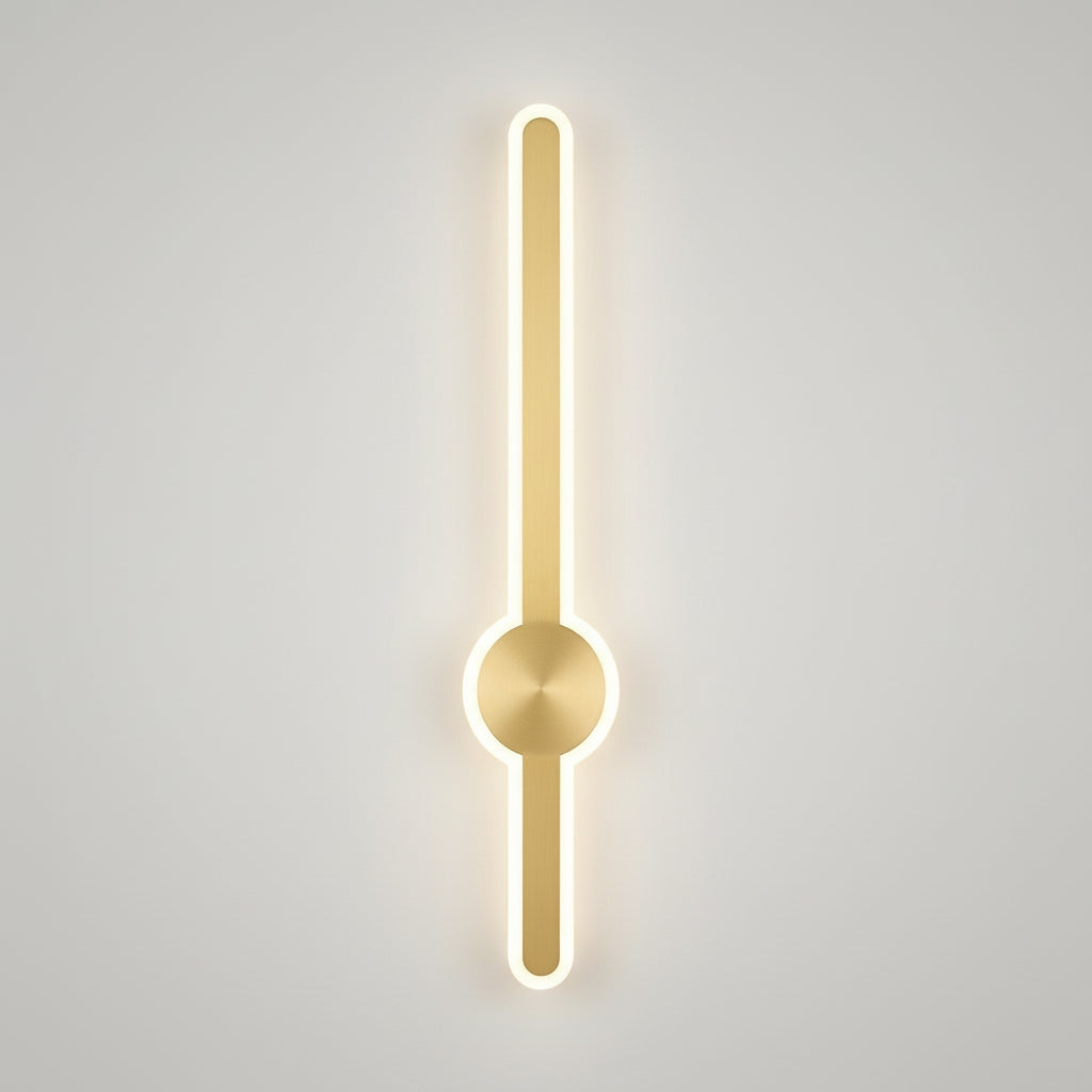 Groeien 24W LED bedside golden acrylic wall light