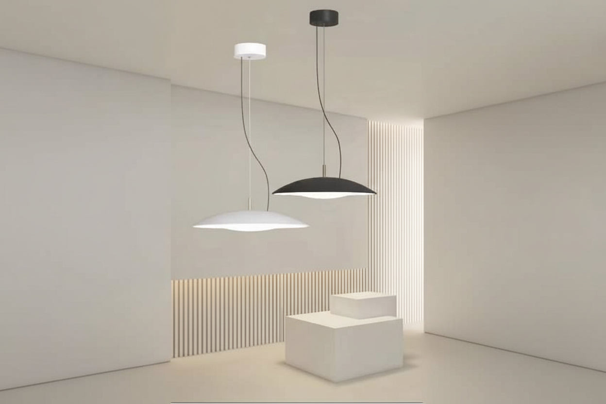 NOWAY pendant light by LEDS C4 suspended LED lighting